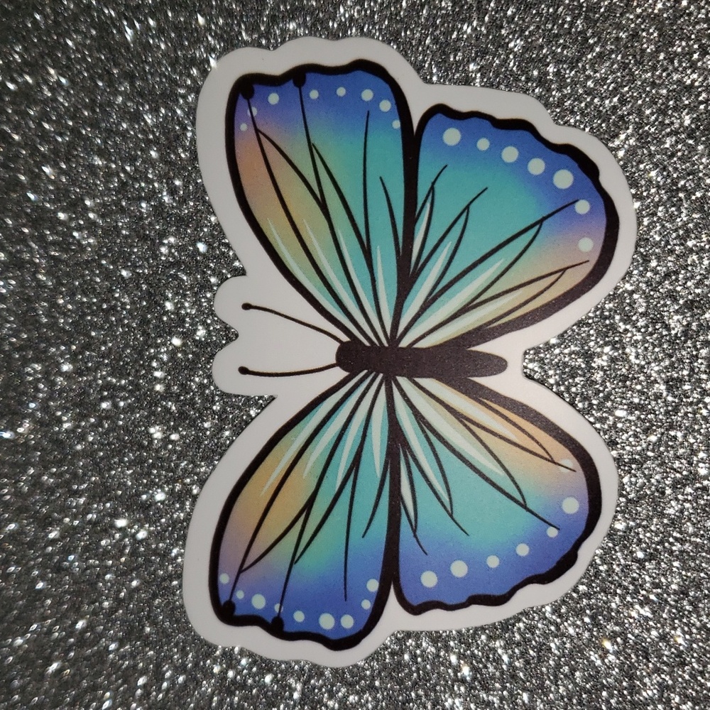 NATURE WATERPOOF Sticker Butterfly